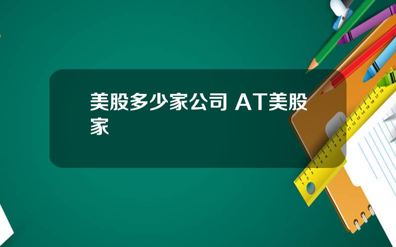 美股多少家公司 AT美股家